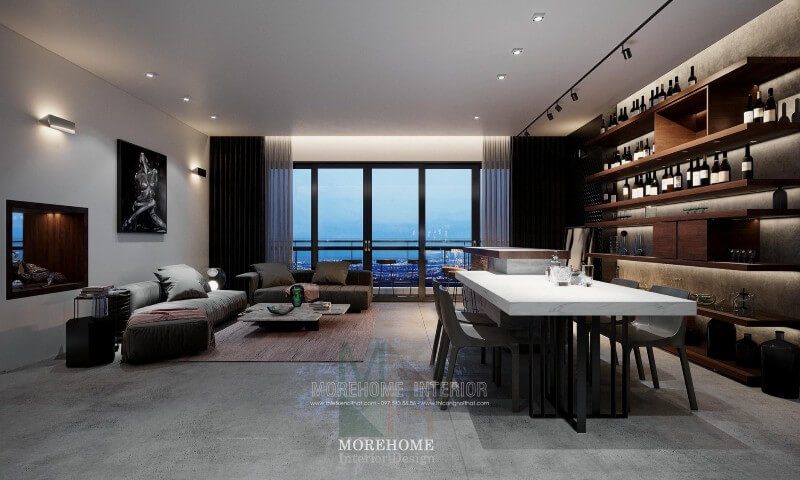 Mẫu sofa hiện đại mang lại cho gia chủ một không gian tiếp khách đầy mới lạ và không kém phần thân thiện