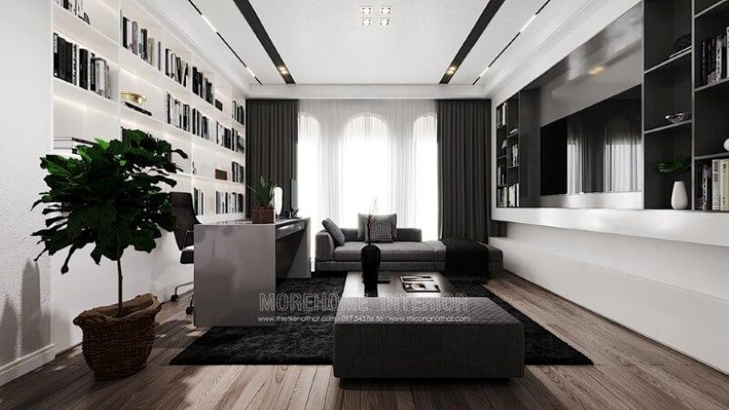 Mẫu sofa hiện đại đẹp cho phòng làm việc tại nhà