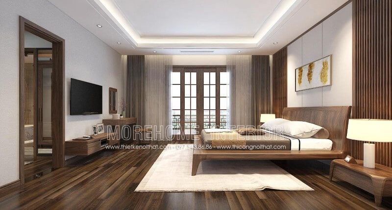 Nếu bạn yêu thích vẻ đẹp sang trọng của kệ tivi gỗ óc chó phong cách hiện đại này, hãy liên hệ Morehome để đặt mua hoặc đặt sản xuất